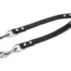 Beeztees Lederen Koppellijn Voor 2 Honden Zwart - 30 Cm X 18 Mm -Knuffel Paws Verkoop 38389