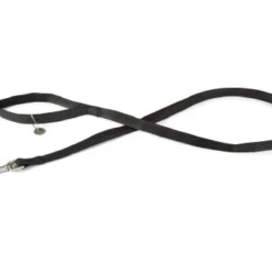 Beeztees Hondenriem Mac Leather 120cm X 20mm Zwart