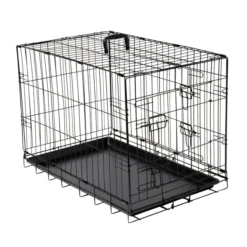 Adori Bench 2-Deurs Zwart - Hondenbench - 92x57x64 Cm