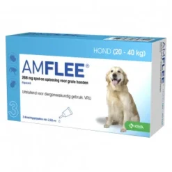 Amflee Spot-on Hond - 268 Mg - 6 Pipetten
