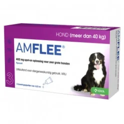 Amflee Spot-on Hond - 402 Mg - 6 Pipetten