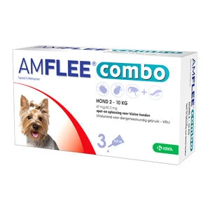 Amflee Combo Spot-on Hond - 67 Mg (2-10kg) - 3 Pipetten - Afbeelding 2