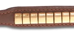 Hondenriem Gold Row Brown
