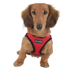 Puppia Soft Harness - M - Rood 6 Puppia Soft Harness - M - Rood -Knuffel Paws Verkoop file 146