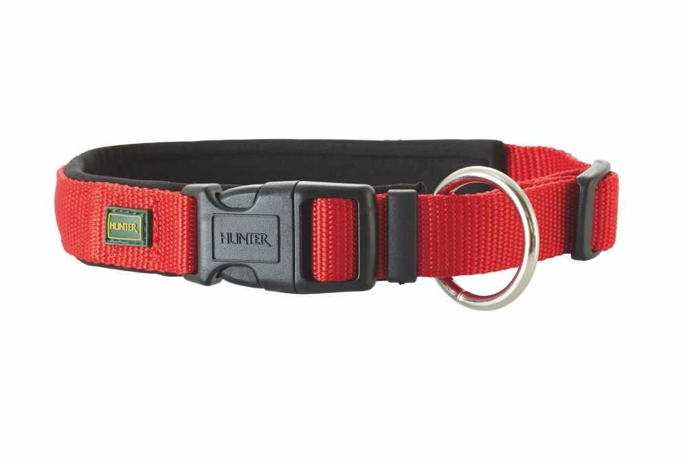 Hunter Klikhalsband Vario Plus Rood&Zwart - Hondenhalsband - 40-45x2.0 Cm 4 Hunter Klikhalsband Vario Plus Rood&Zwart - Hondenhalsband - 40-45x2.0 Cm - Afbeelding 2