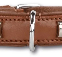 Hondenhalsband Silver Row Brown -Knuffel Paws Verkoop file 193