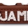 Hondenhalsband Met Naam Large Brown -Knuffel Paws Verkoop file 208