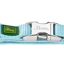 Hunter Klikhalsband Alu Nylon Soft - Hondenhalsband - 30-45x1.5 Cm Lichtblauw -Knuffel Paws Verkoop file 345