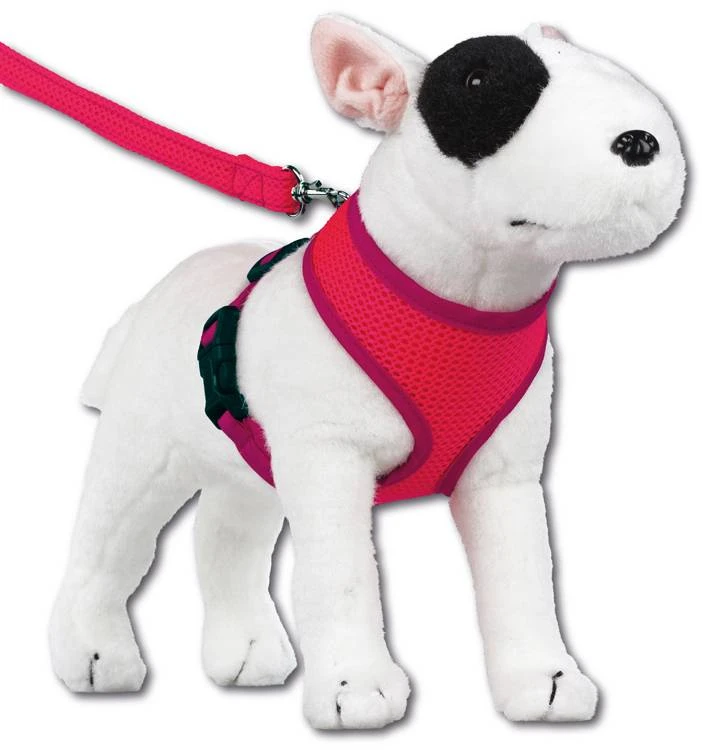 Hondentuig Round Loop Harnass Mesh Fluo Pink 4 Hondentuig Round Loop Harnass Mesh Fluo Pink - Afbeelding 2