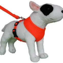 Hondentuig Round Loop Harnass Mesh Fluo Orange