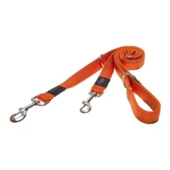 Rogz For Dogs Fanbelt Multipurpose Lijn Oranje -Knuffel Paws Verkoop file 400