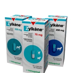 Vetoquinol Zylkène Capsules 75 Mg - Voor Kat & Hond Tot 10 Kg 30 Stuks