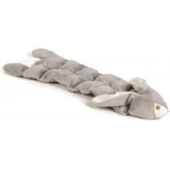 Beeztees Flatino Pluche Hondenspeeltje Piepkonijn Grijs 50 Cm