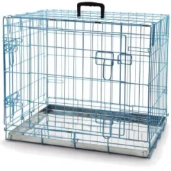 Beeztees Hondenbench 2 Deurs Blauw. 62 X 44 X 49 Cm