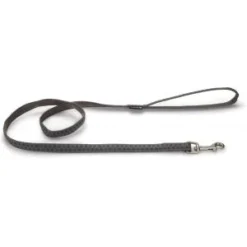 Beeztees Hondenriem Mac Leather 120cm X 20mm Grijs