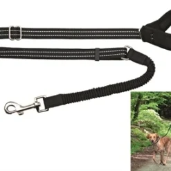 Trixie Jogginglijn - Hondenhardlooplijn - 90-130x2.0 Cm Zwart