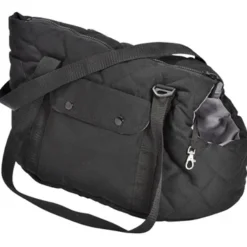 Bobby Draagtas Promenade Zwart / Grijs 50x32x30 Cm