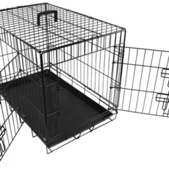Doginox Bench 2-deurs Zwart 62x44,5x51,5 Cm