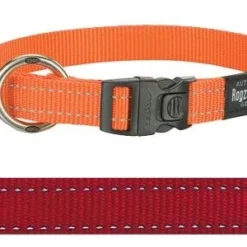 Rogz For Dogs Fanbelt Hondenhalsband Verstelbaar Rood 56 X 2 Cm -Knuffel Paws Verkoop image 30