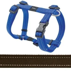 Rogz For Dogs Snake Hondentuig Verstelbaar Bruin 52 X 1,6 Cm