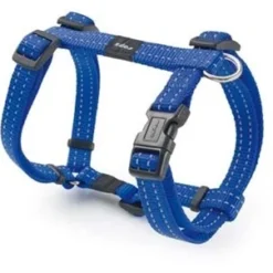 Rogz For Dogs Snake Hondentuig Verstelbaar Blauw 52 X 1,6 Cm