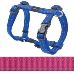 Rogz For Dogs Snake Hondentuig Verstelbaar Roze 52 X 1,6 Cm