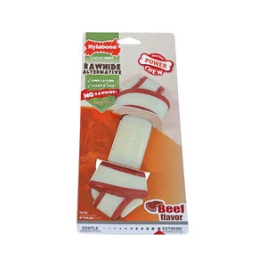 Nylabone Chew Rawhide Knot - Large (hondenras Tot 23 Kg) 3 Nylabone Chew Rawhide Knot - Large (hondenras Tot 23 Kg)