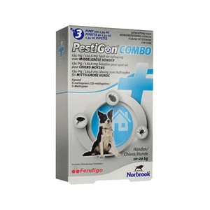 Pestigon Combo Spot-on Hond M (10-20kg) - 3 Pipetten