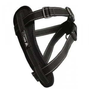 EzyDog Chest Plate Tuig - XL - Zwart