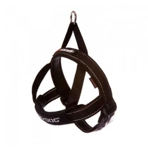 EzyDog Quick-Fit Tuig - S - Zwart